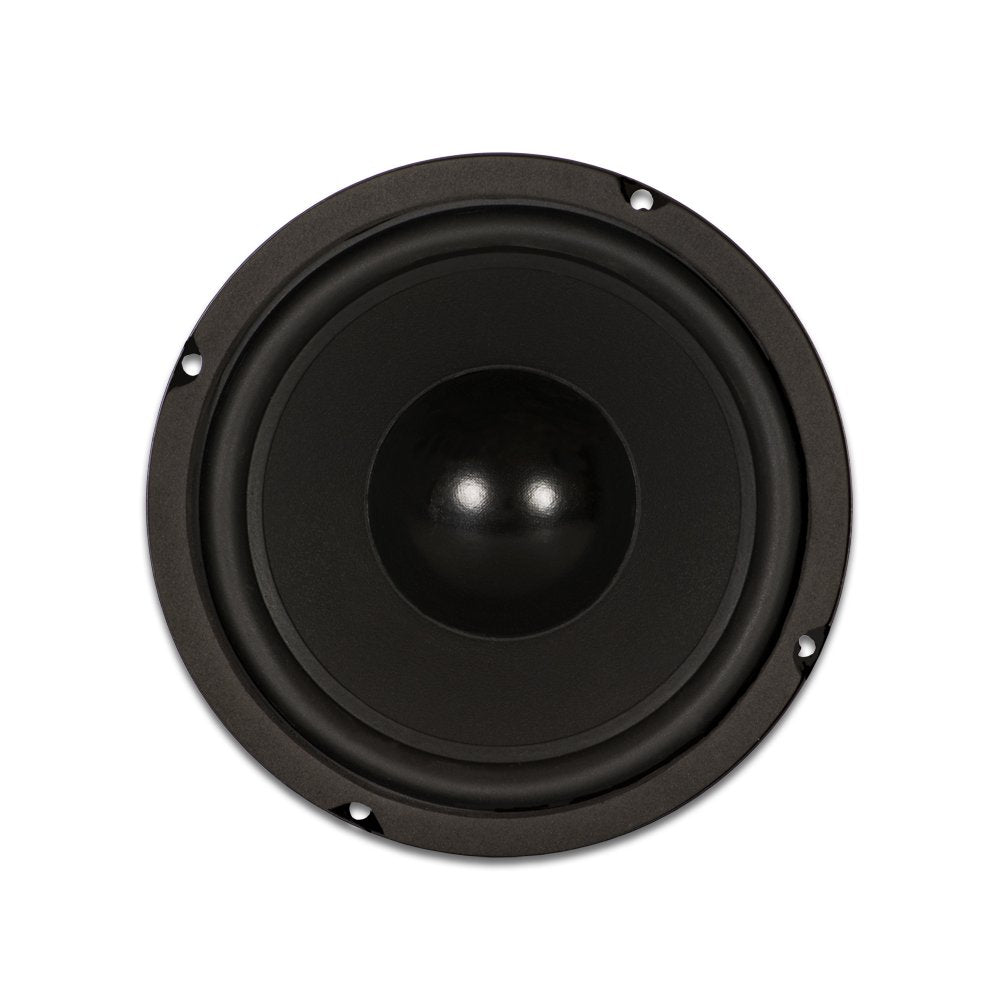 Goldwood Sound GW-6024 - Woofer de Goma de 6.5 Pulgadas, 170 W, 4 Ohm, Altavoz de Repuesto, Color Negro