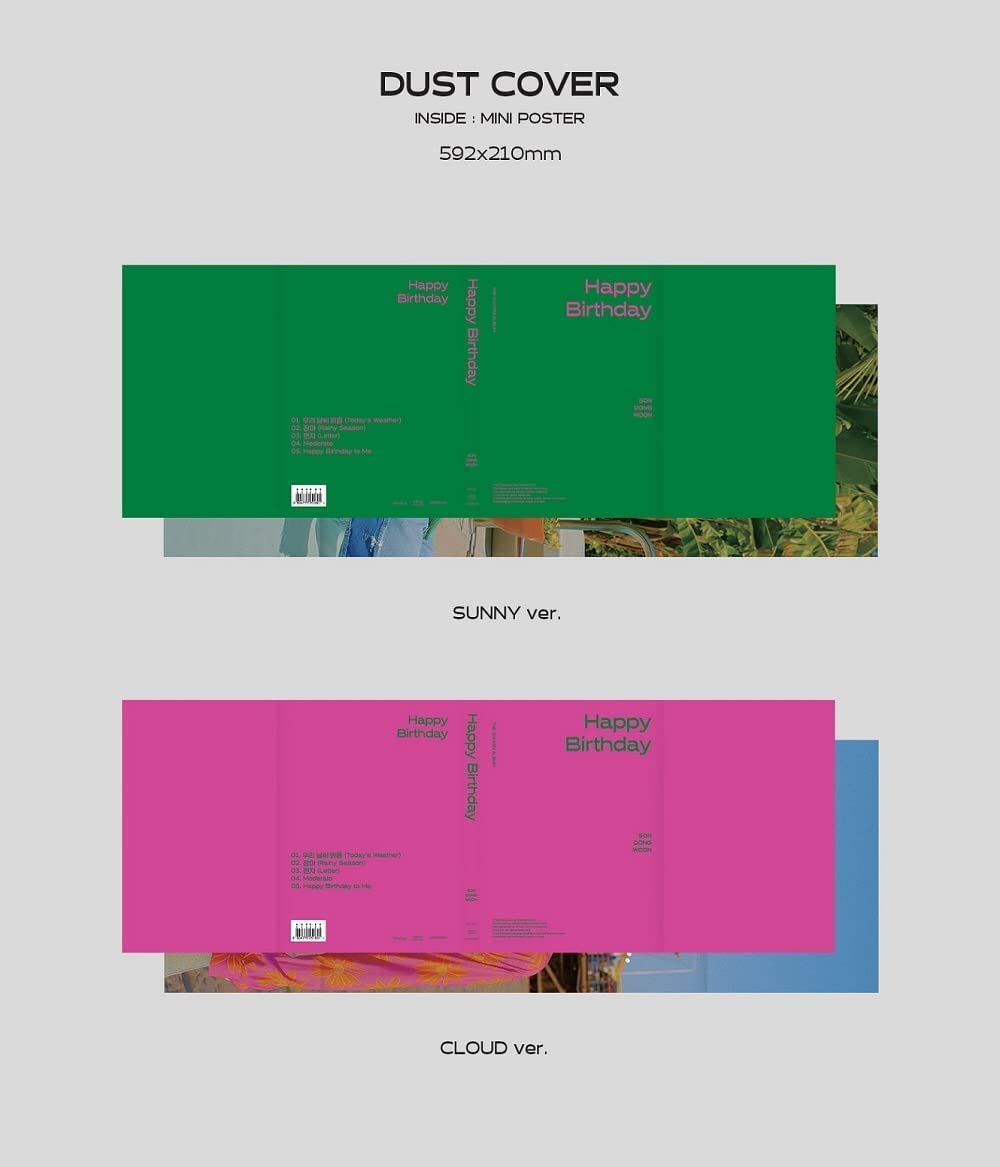 Mini Álbum CD SON DONG WOON Versión SUNNY Feliz Cumpleaños 2º
