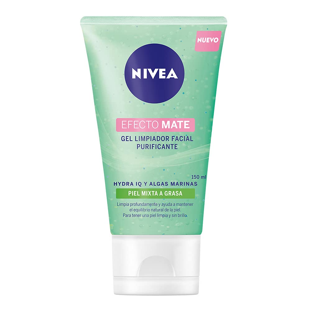 Nivea Crema Hidratante Facial Fps 30 Efecto Mate, 50ml + Gel Limpiador Facial Purificante Efecto Mate,150ml