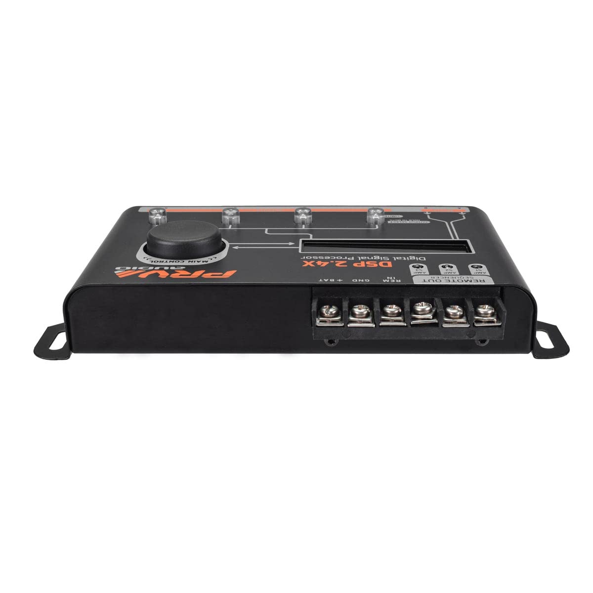 Procesador de Señal Digital PRV AUDIO para Automóvil con Crossover y Ecualizador de 4 Canales