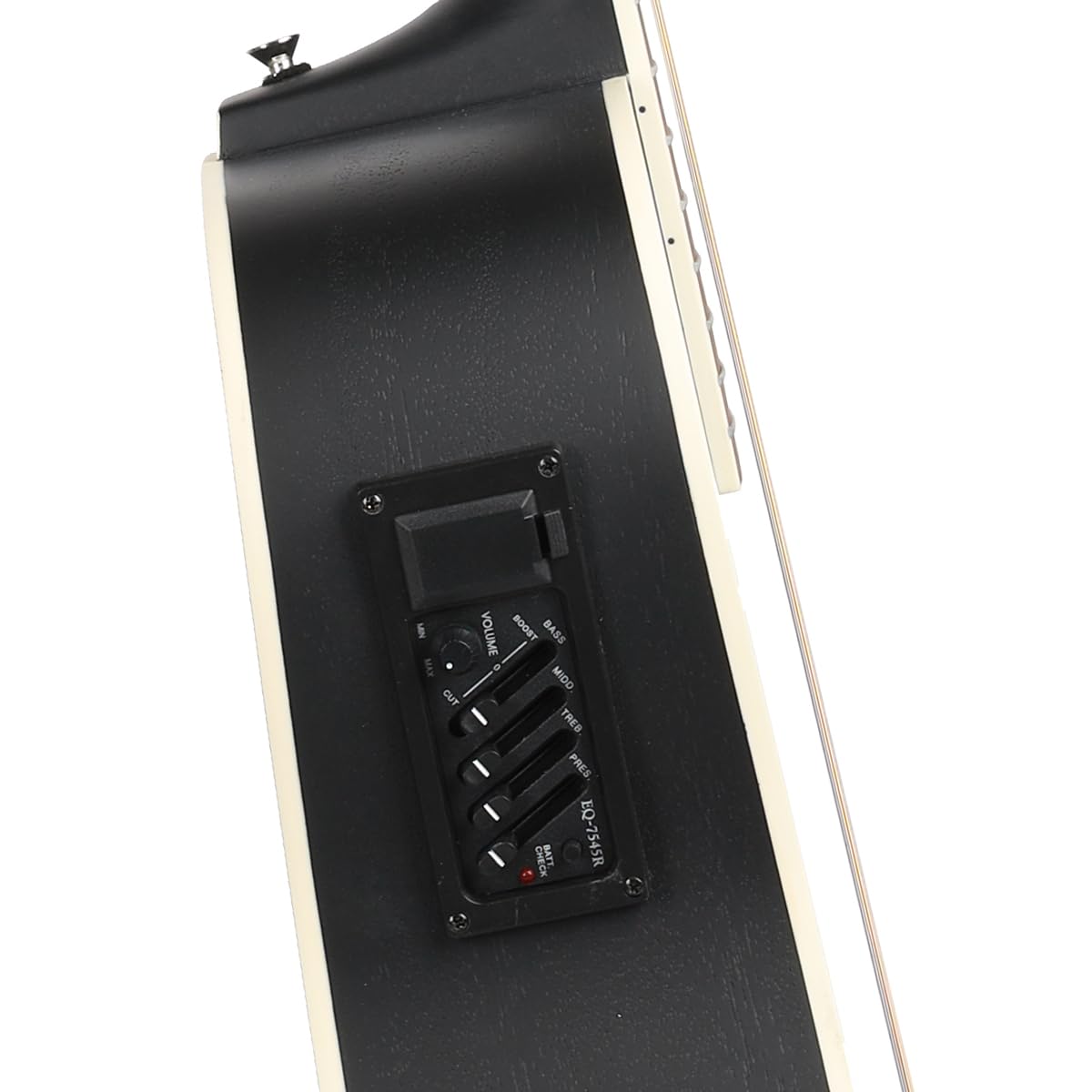 Jidyous Docerola Aguanta cuerdas pares 4/4 Guitarra Electroacústica 12 cuerdas con bridge doctor, con Funda Acolchada, afinadores, Correas,cuerdas, paletas, capó, cable para guitarra, alma