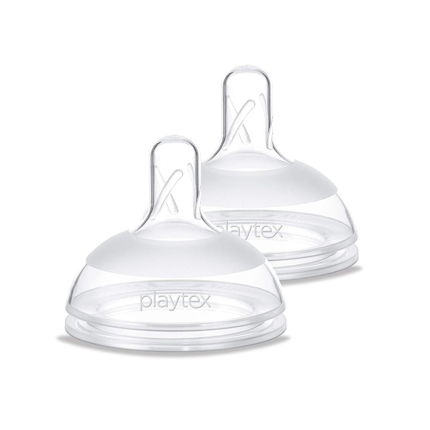 Biberón Playtex Baby NATURALATCH Transparente Flujo Lento 2 Unidades