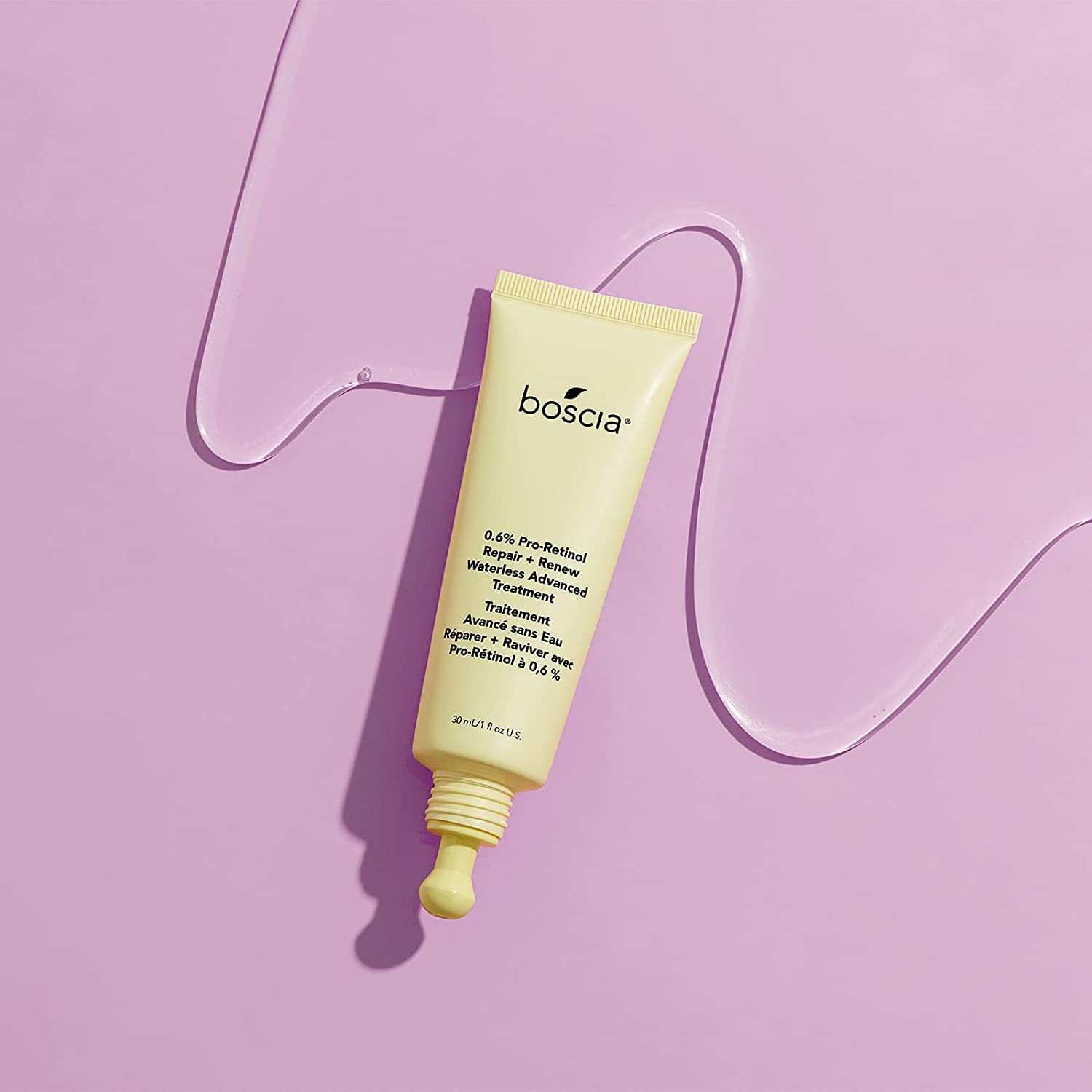 boscia Pro-Retinol Reparación + Renew Tratamiento Avanzado Sin Agua. Suero Libre de Crueldad. Anti-Arrugas, Antienvejecimiento. Vitamina C para Hiperpigmentación 1 fl oz