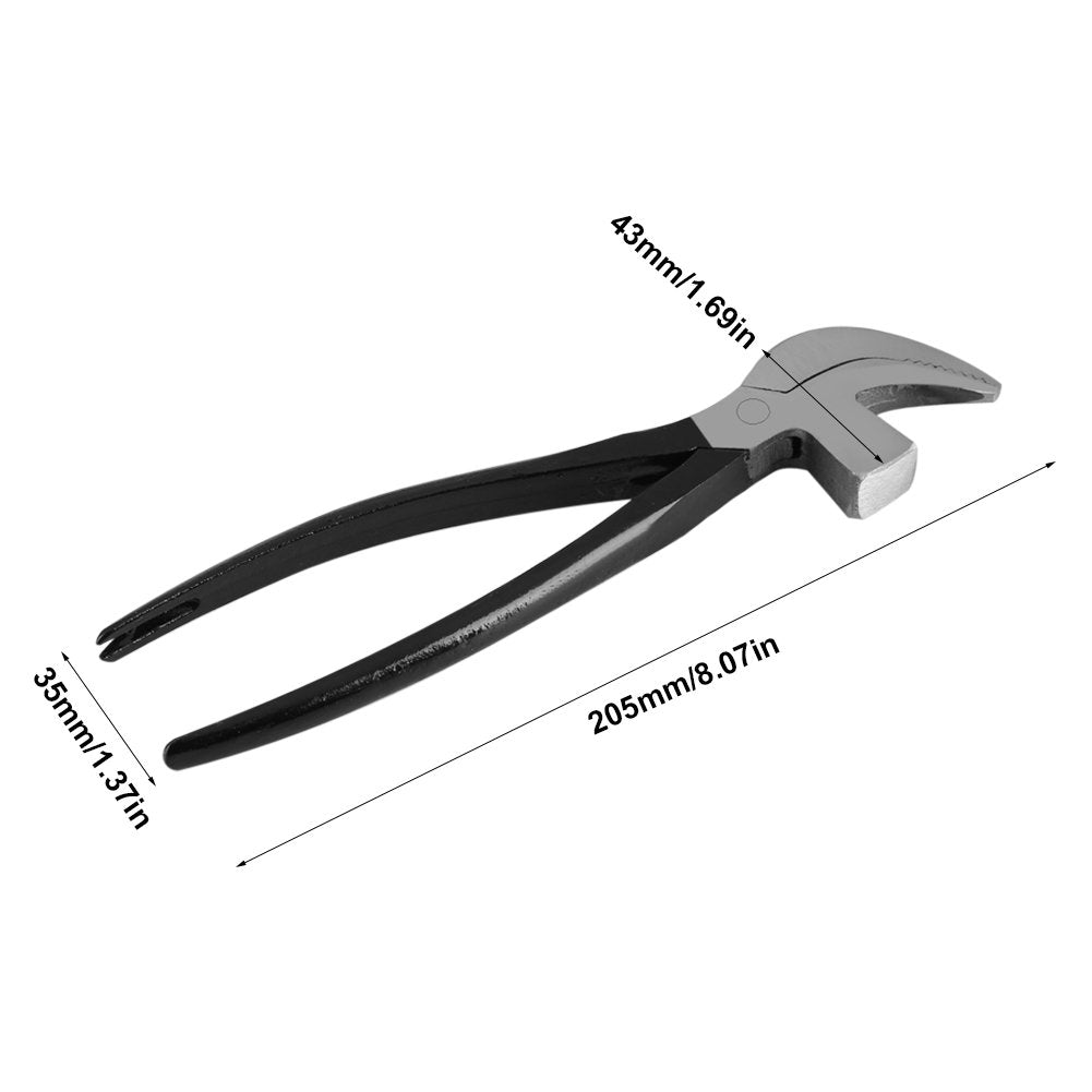 45# Pinzas de Pico Herramientas para Hacer Zapatos para La Herramienta de Trabajo de Bricolaje Artesanal de Cuero Alicates de Zapatero Manuales Con Forma de Pico Metal Crafta