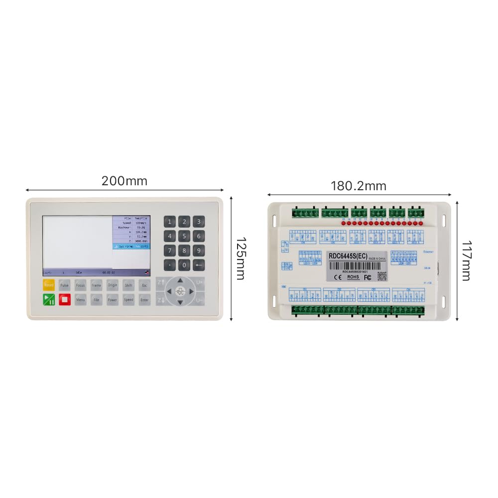 Cloudray Ruida RDC6445G Controlador láser de CO2 para máquina de grabado y corte láser RDC DSP 6445G