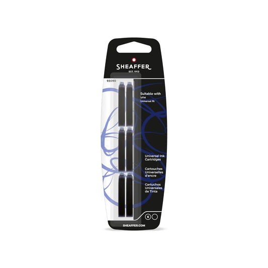 Cartucho de Tinta Universal Sheaffer Negro VFM para Pluma Estilográfica (6 Unidades de Ajuste Europeo)