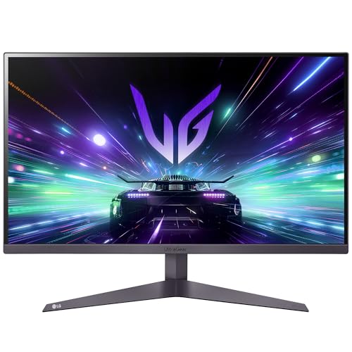 LG Monitor 27GS50F-B HD (1920 x 1080) 27" Refresh Rate 180 Hz, Tiempo de Respuesta 1ms (GtG at Faster), Contrast Ratio de 1000:1, Compatible con AMD Freesync, Negro