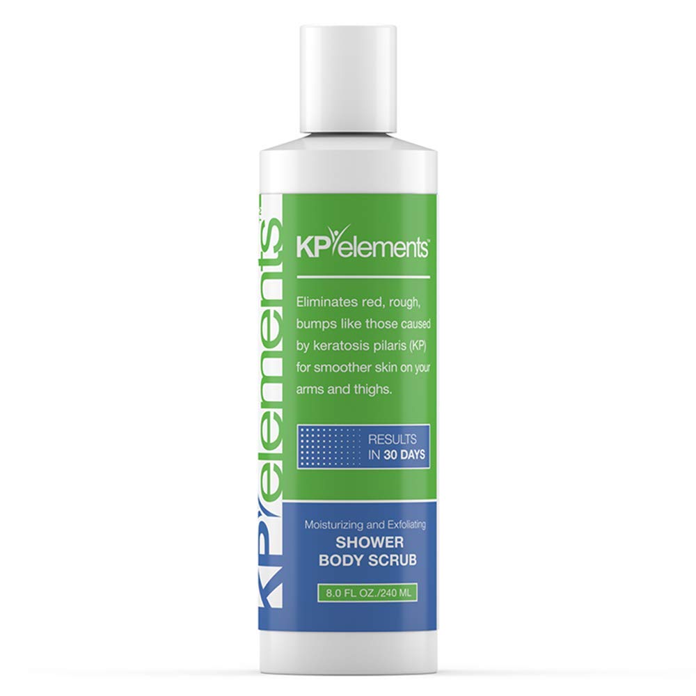 KP Elements Body Scrub - Keratosis Pilaris Treatment - Clear up Red Bumps on Your Arms and Thighs by combining this KP Scrub with Our KP Treatment Cream (1)