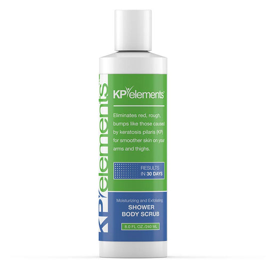 KP Elements Body Scrub - Keratosis Pilaris Treatment - Clear up Red Bumps on Your Arms and Thighs by combining this KP Scrub with Our KP Treatment Cream (1)