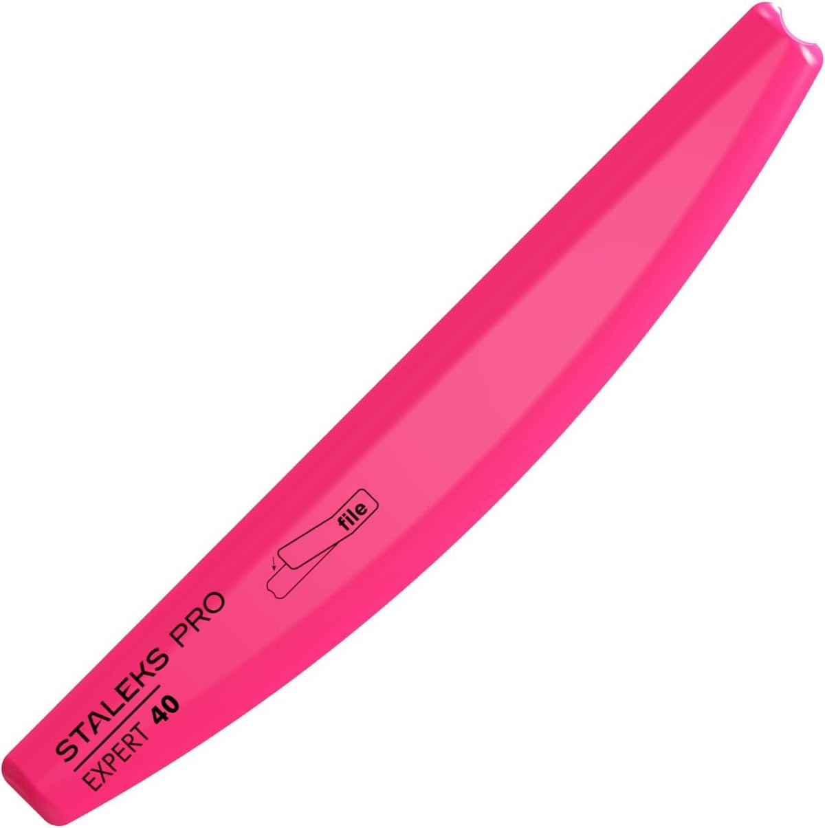 Staleks Pro, SPBE-40 - Base acrílica para limas de uñas desechables (acrílico), diseño de luna media