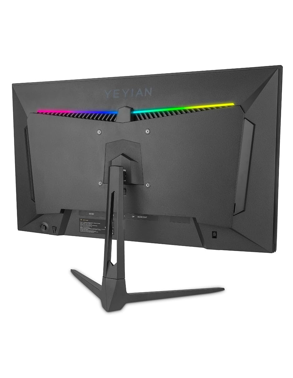 Monitor Gaming YEYIAN VA 25 Pulgadas Negro G-Sync Compatible Freesync Premium para Hombre y Mujer