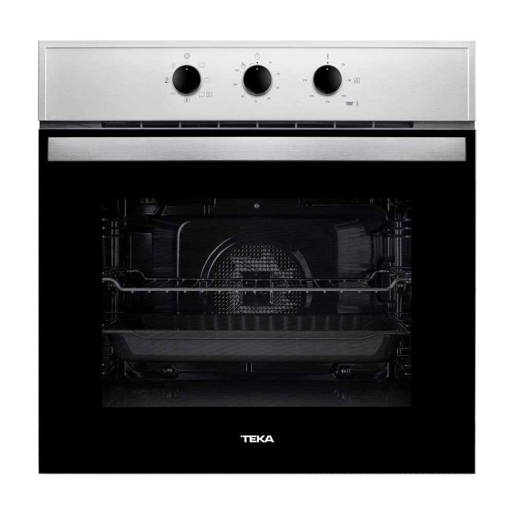 Horno Eléctrico Teka Inoxidable Negro Empotrable 60 cm