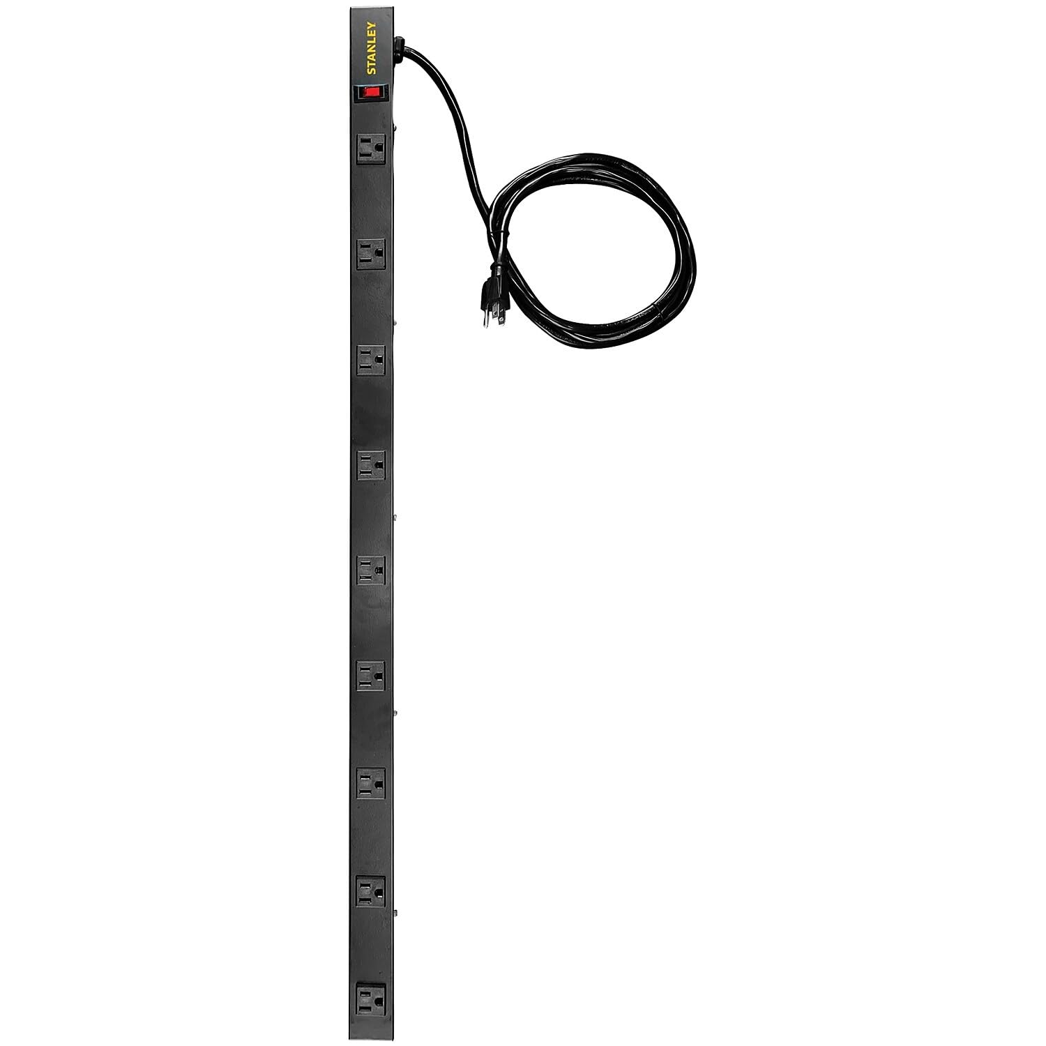 Protector contra Sobretensiones Stanley SurgeMax Pro 9 Tomas Negro Metalizado