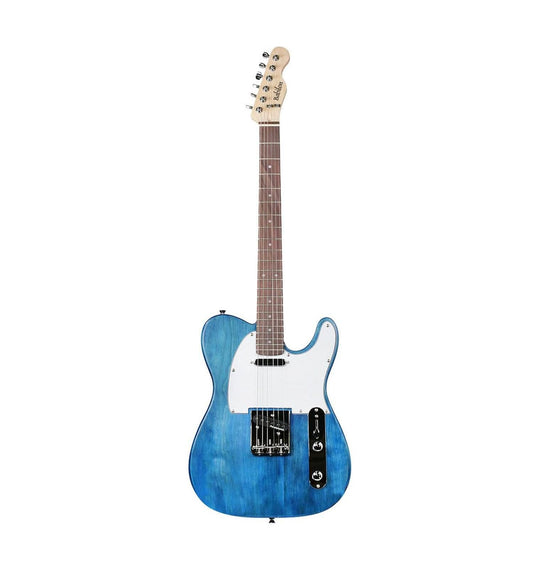 BABILON Guitarra Eléctrica Serie Vintage BLADE-BL Color Azul