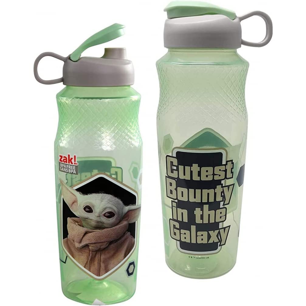 Paquete de 3 botellas de agua Sullivan Sports de Star Wars "The Child" Baby Yoda de 30 onzas (887 ml), sin BPA