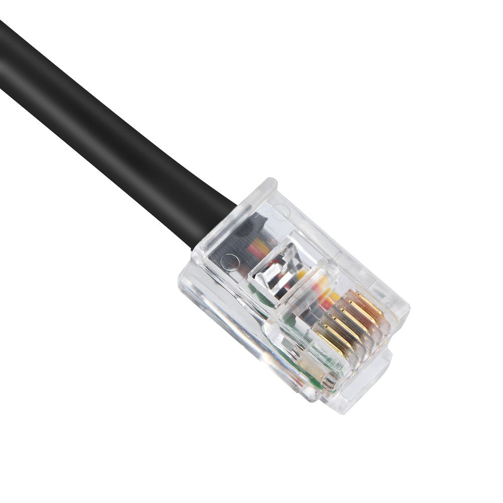 Bewinner Cable de micrófono de Repuesto para MH-48A6J, FT-7800, FT-8800, FT-8900, FT-7100M, FT-2800M, FT-8900R, Cable de Micrófono de Mano MH-48