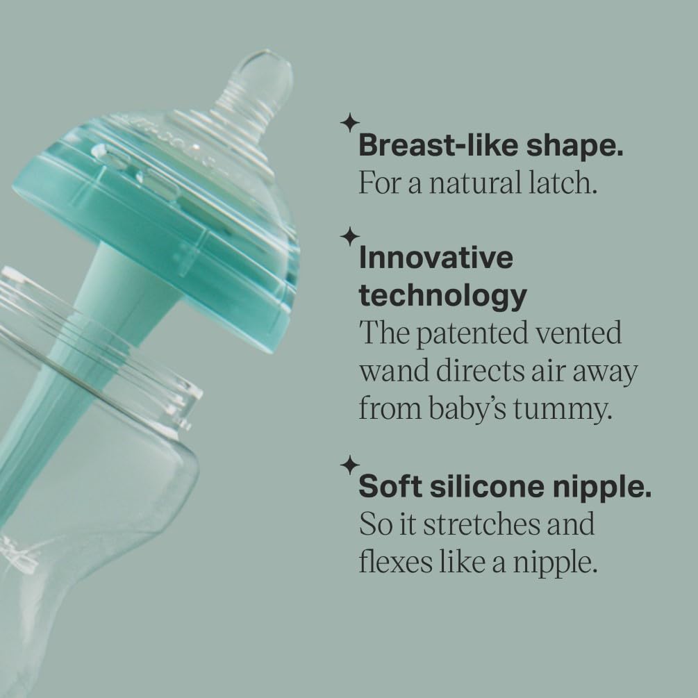 Set de Biberones y Chupetes Tommee Tippee Advanced Anti-Colic Azul con Biberones Autoesterilizantes y Tetinas Lentas para Bebés