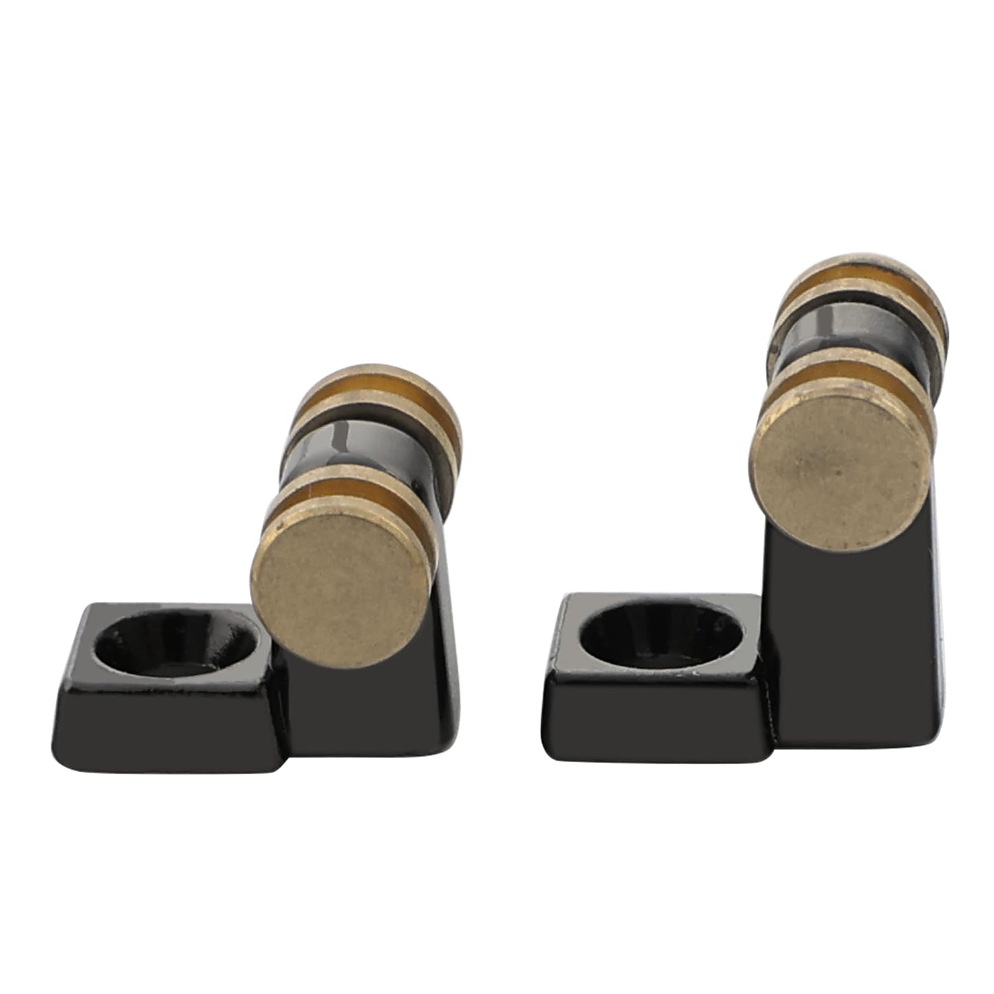OVSAL Pack of 2 Brass Roller String Retainer for Electric Guitar String Tree String Guide Roller String Trees for Tele Telecaster Start Electric Guitar String Parts Replacement Black