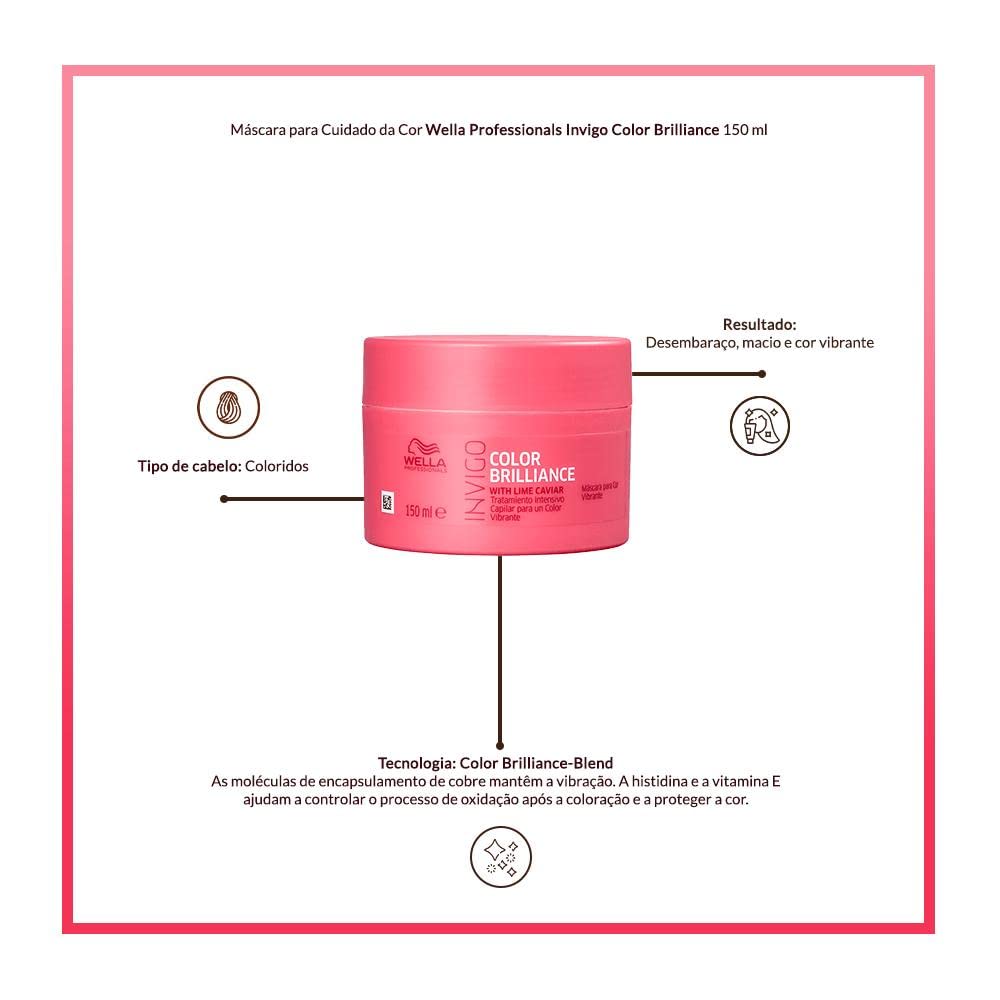 Mascarilla Wella Professionals Invigo Lime Caviar Brilliance Color