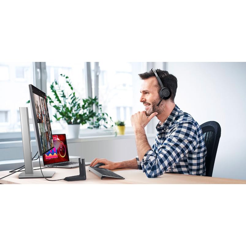 Dell UltraSharp U2723QE Monitor LCD 4K UHD WLED de 27 Pulgadas, 16:9, Color Negro, Plateado
