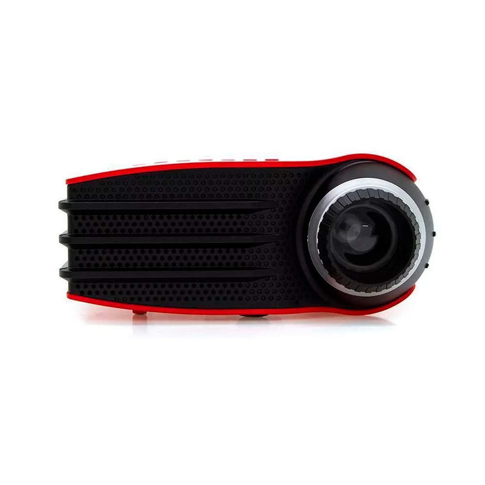 Star View Mini Proyector LCD de 60 Lúmenes con Resolución 480p, Proyección hasta 100 Pulgadas, HDMI, AV, USB y Entrada para Antena Digital