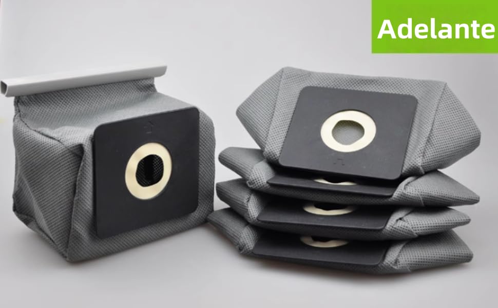 Bolsas de Polvo para Extractores, 4 Bolsas de Filtro Bolsa de Polvo de Tela No Tejida Bolsa de Basura Lavable para Ranura para Tarjeta de 10 X 11 Cm Accesorios para Aspiradoras Domésticas