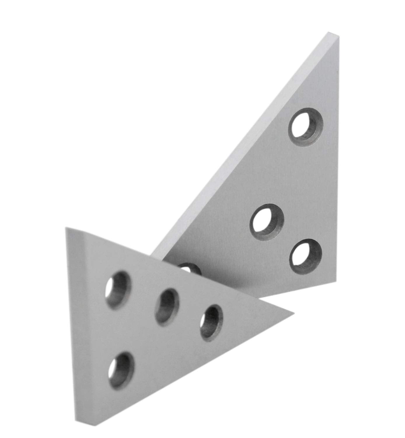 Juego de Placas de Ángulo Sólido Accusize Industrial Tools 30-60-90 y 45-45-90 Grados