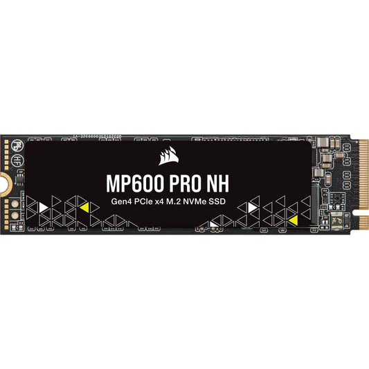Corsair MP600 Pro NH 4TB PCIe Gen4 x4 NVMe M.2 SSD – Alta Densidad TLC NAND – M.2 2280 – Compatible con DirectStorage – hasta 7.000 MB/seg – Sin disipador de Calor – Negro