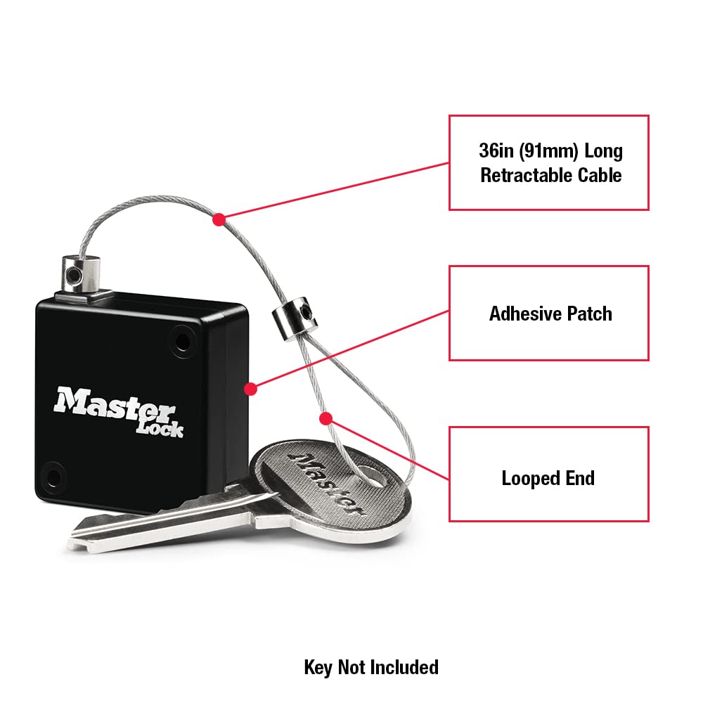 Caja de Bloqueo Retráctil para Llaves Master Lock 5490D