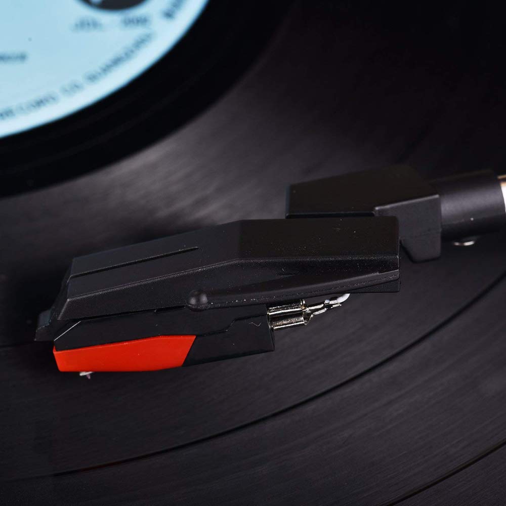 Paquete de 4 lápices de repuesto para tocadiscos ION Jenson Crosley Victrola Sylvania - Tocadiscos con aguja de rubí