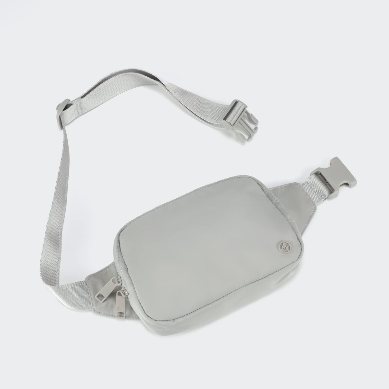 Riñonera Pander Gris Seal Ajustable Impermeable Sólida para Mujer y Hombre