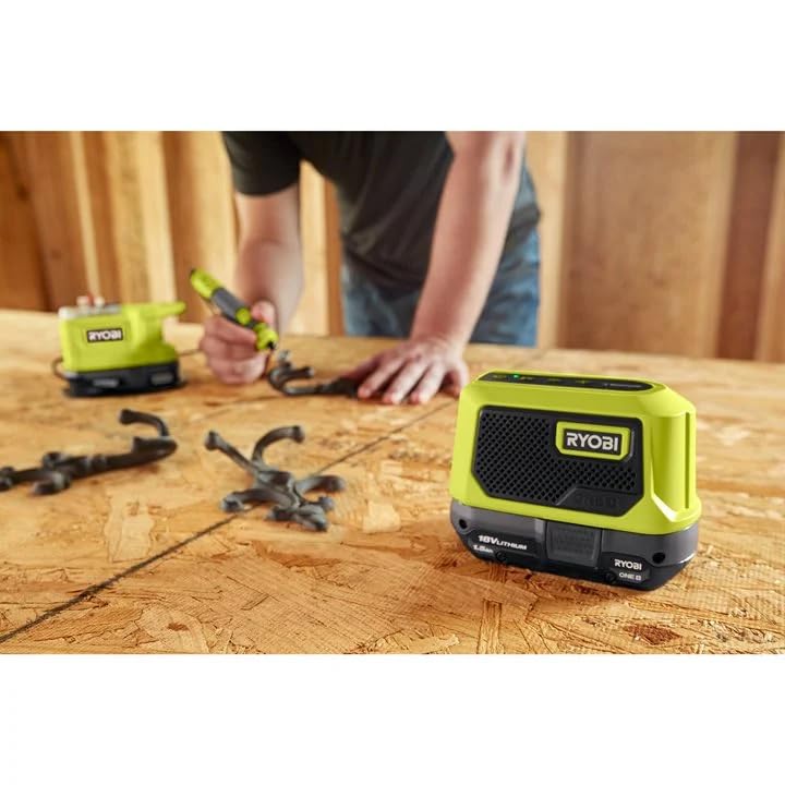 Altavoz Cargador RYOBI Bluetooth One+ 18V 5W sin Batería