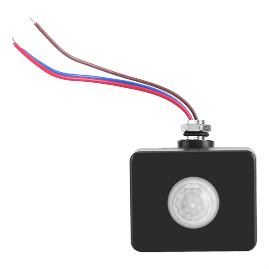 FTVOGUE Sensor de Movimiento,Interruptor de Pared con Sensor de Detección de Movimiento por Infrarrojos, AC 110-240 V,Rango de Detección 120 - 140 grados