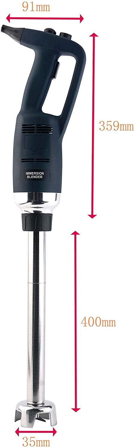 Batidora de Inmersión NJTFHU Alta Resistencia 14 Pulgadas Eje Extraíble 500 W para Cocina