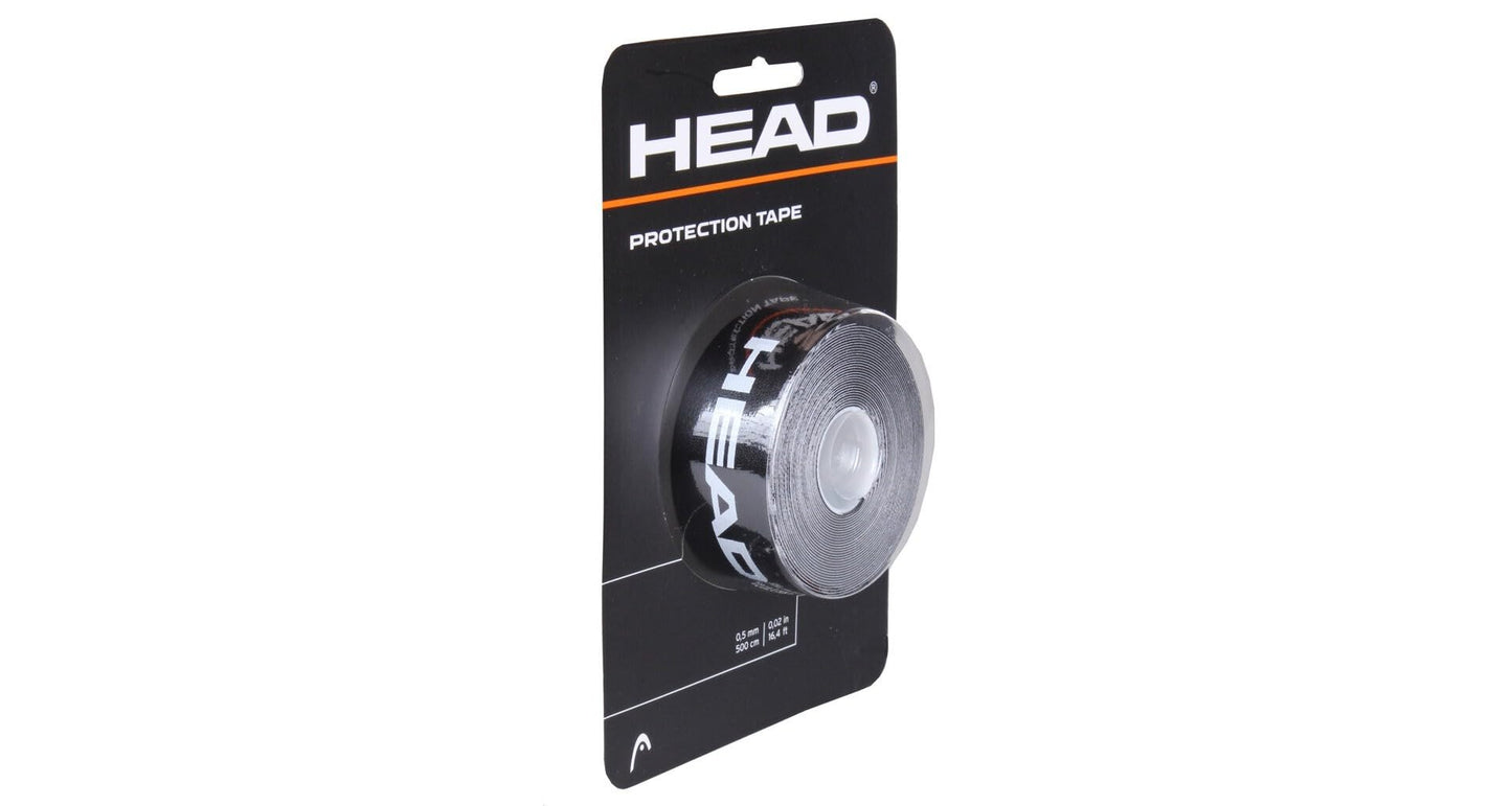 Head - Cinta de protección para la Cabeza de la Raqueta, Rollo de 16 pies, Color Negro