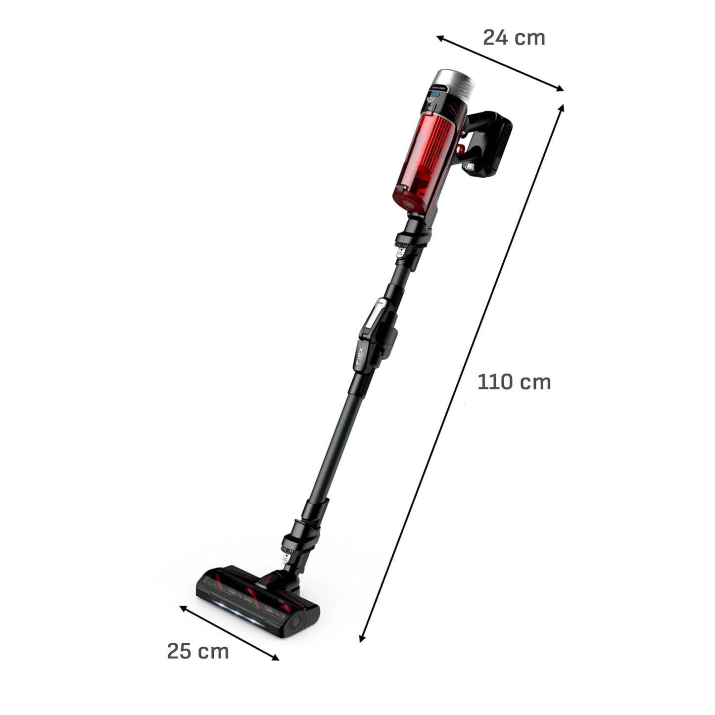 T-Fal Aspiradora Vertical 6 en 1 Inalámbrica X-Pert 9.60, 250W de Potencia, hasta 45 min de autonomía con un Damp Duster de Scrub Daddy de Regalo