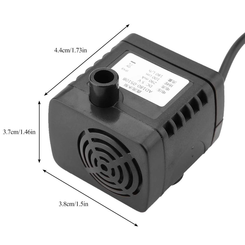 Bomba sin Escobillas Usb Dc 5 V Pequeña Dispensador de Agua Mini para Peces de Acuario