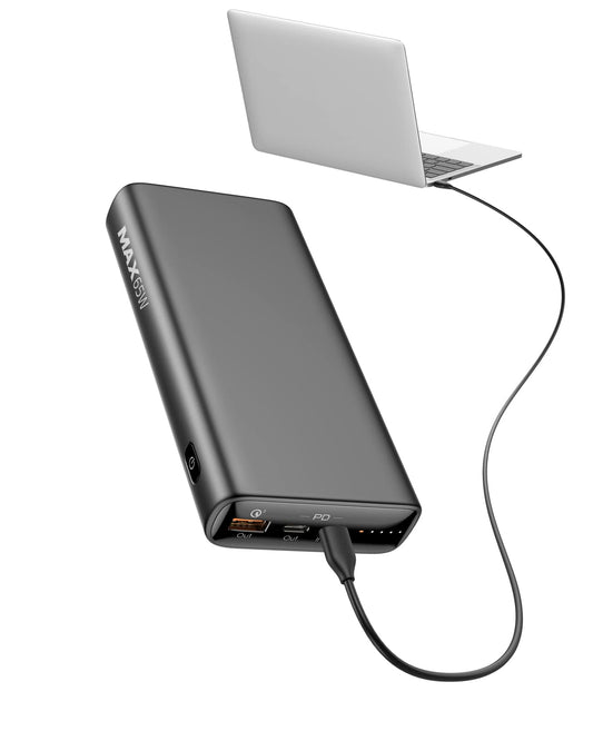 Banco de Energía de 65 W,Power Bank para Lapto 23800 mAh,Cargador de Batería de Energía USB C, Pila portatil,Compatible con Tabletas Laptos iPhone 16 Pro MAX 15 14 iPad Xiaomi 15 Ultra 4 Galaxy S25