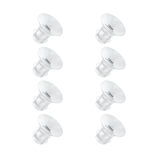 Insertos de Brida Momcozy Blanco 13 mm, Compatibles con Extractores de Leche de 24 mm para Facilitar la Extracción