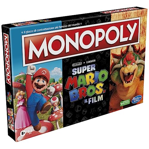 Juego de Mesa Monopoly Super Mario Bros Token Bowser para Fans