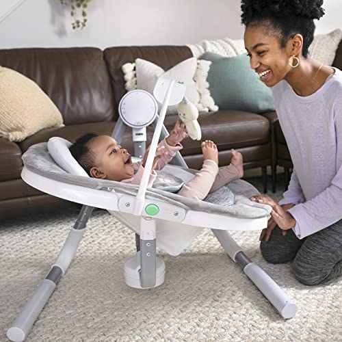 Ingenuity AnyWay Sway OM-9M, Silla Mesedora para bebé, color gris