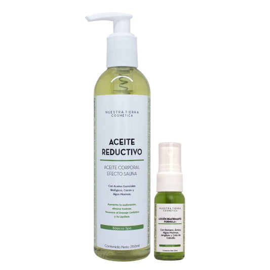 Aceite Reductivo Efecto Sauna Ideal para Masajes 250ml