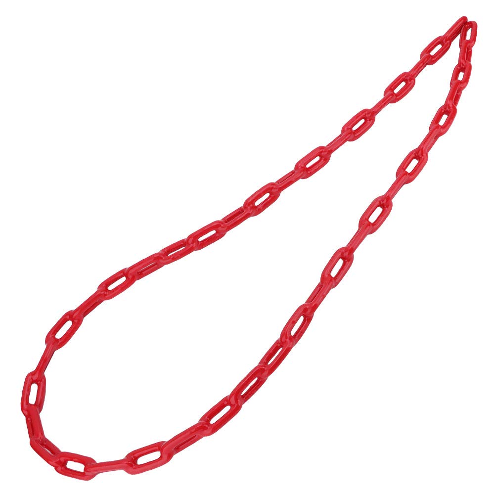 Alomejor Cadenas oscilantes Hierro Recubierto Cadena oscilante Cuerda Marco de Escalada Patio de la Yarda Cadena de eslabones oscilantes 1.5 M para Accesorio de Asiento Giratorio(26 * 22 * 3cm-Rojo)