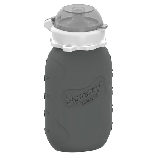 Reutilizable bolsa de comida para bebé + apretar, portátil, rellenable contenedor de alimentos para bebé, almacenamiento + ideal para batidos y aperitivos + 100% silicona de grado alimenticio - api