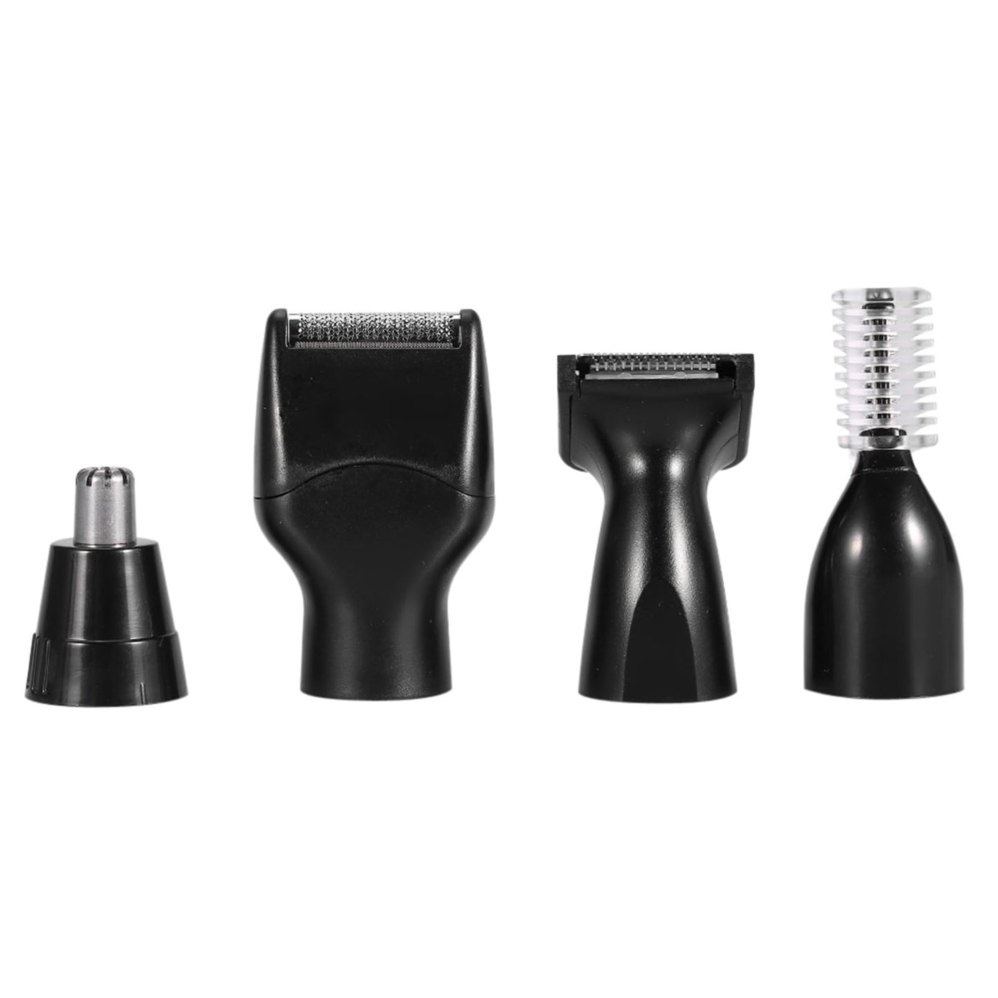 Recortadora de vello facial para hombres, afeitadora de cejas de oreja de barba recargable de pelo de nariz 4 en 1 para