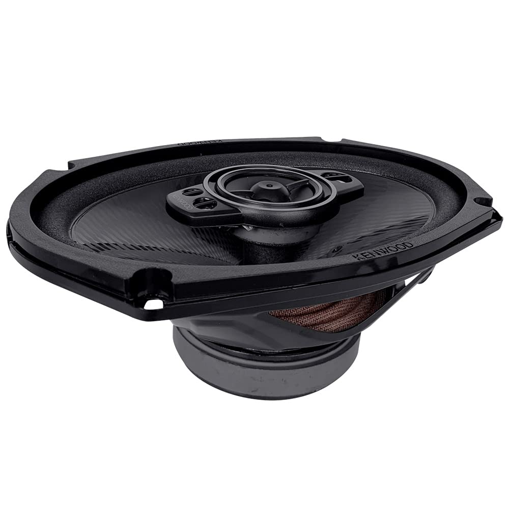 Bocinas Automotrices Kenwood KFC-6996PS Negro 6x9 5 Vías 650W Potencia Máxima