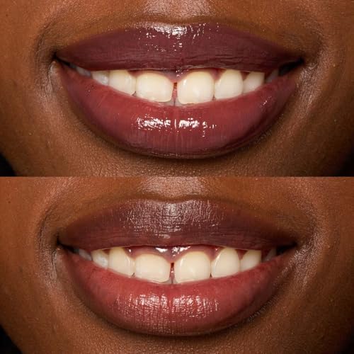 NYX Professional Makeup, LIP IV Gloss Serum Hidratante, Tono: Mocha Me Wet. Tinta de Labios hidratante con alto pigmento infusionado con agua de coco y magnesio. Fórmula vegana.