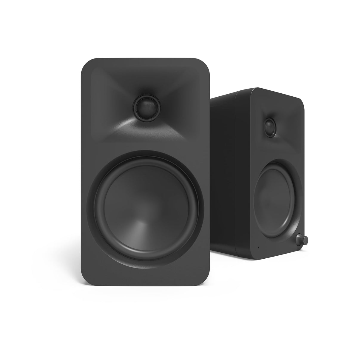 Altavoces de Referencia Kanto ORA4 Negro con Bluetooth y Entrada USB-C Bi-amplificados
