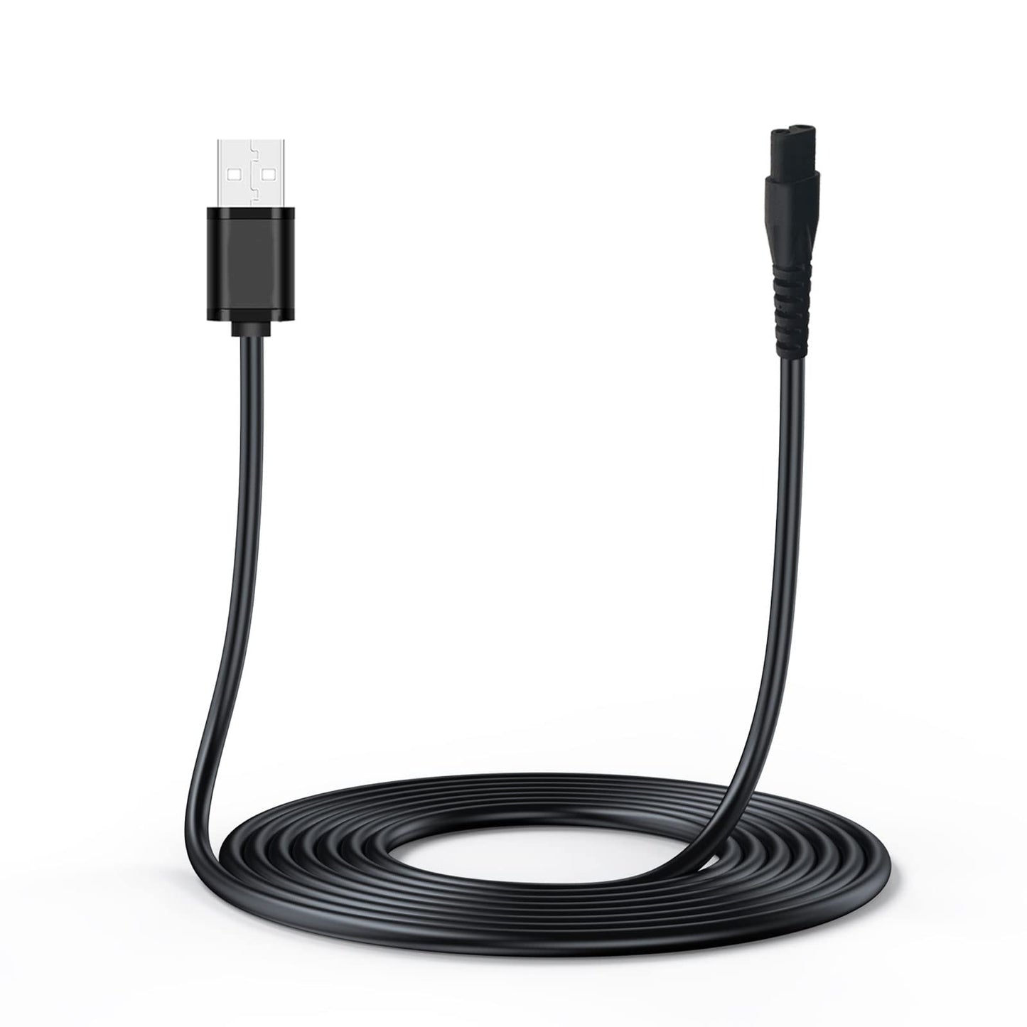 Lnauy Cable de Carga USB Compatible con Skull Pitbull, Palm, Butterfly Kiss y Beast Clipper Pro Shaver, Adaptador de Cargador para Skull Pitbull Gold