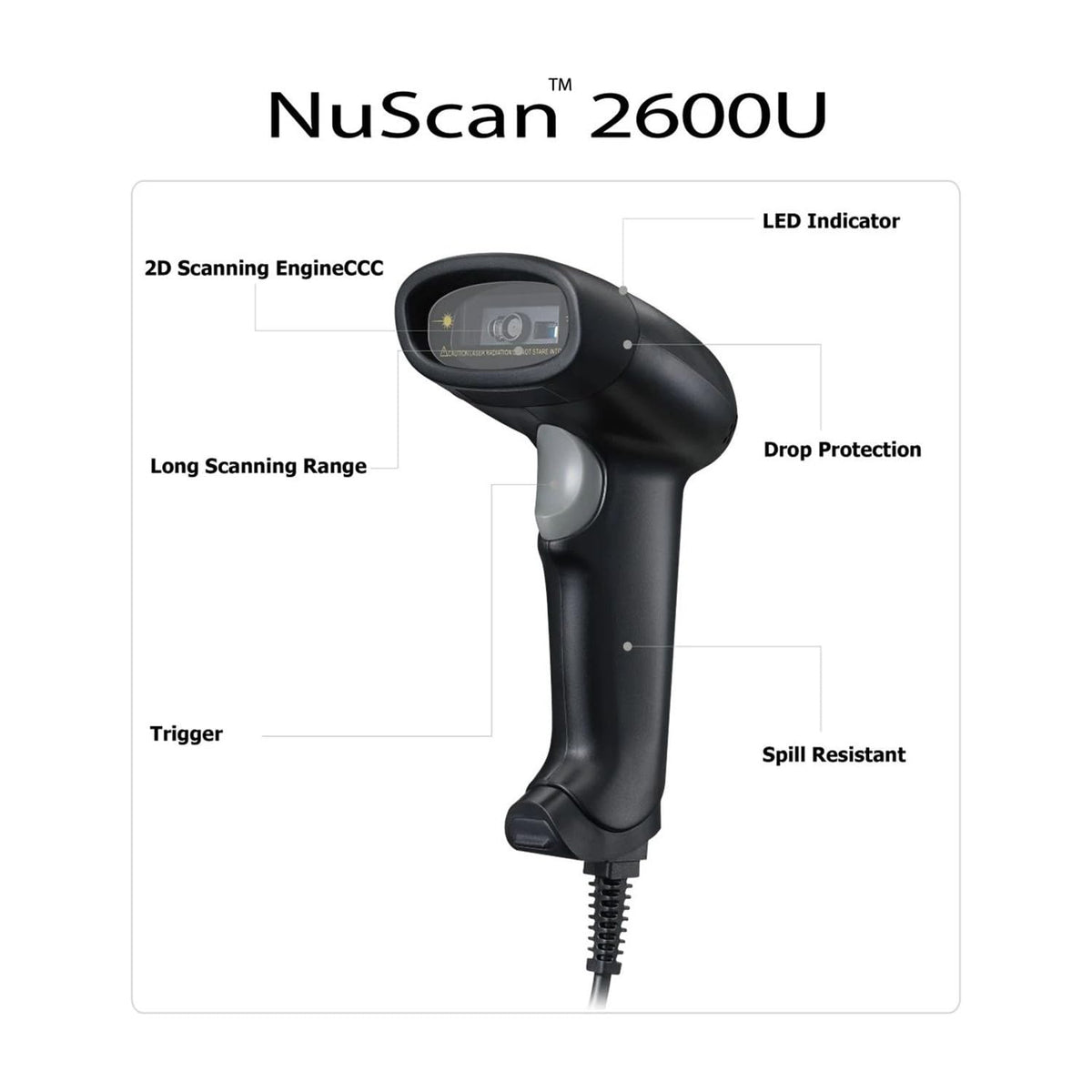 Escáner Adesso Negro USB Universal